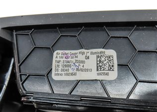 Thumbnail 7: 13 MERCEDES GL450 (X166) FRONT CENTER HEAT AIR AC HVAC DASH VENT w/ SCREEN TRIM