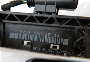 Thumbnail 6: 13-16 MERCEDES GL350 GL450 GL550 ML350 - LEFT REAR KEYLESS DOOR HANDLE (WHITE)