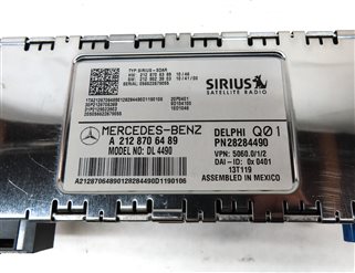 Thumbnail 4: 2013 MERCEDES GL450 (X166) SIRIUS SATELLITE RADIO CONTROL MODULE