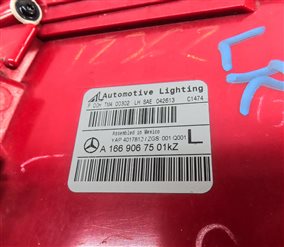 Thumbnail 6: 13-16 MERCEDES GL350 GL450 GL550 (X166) LEFT DRIVER TAILLIGHT BRAKE LIGHT LAMP