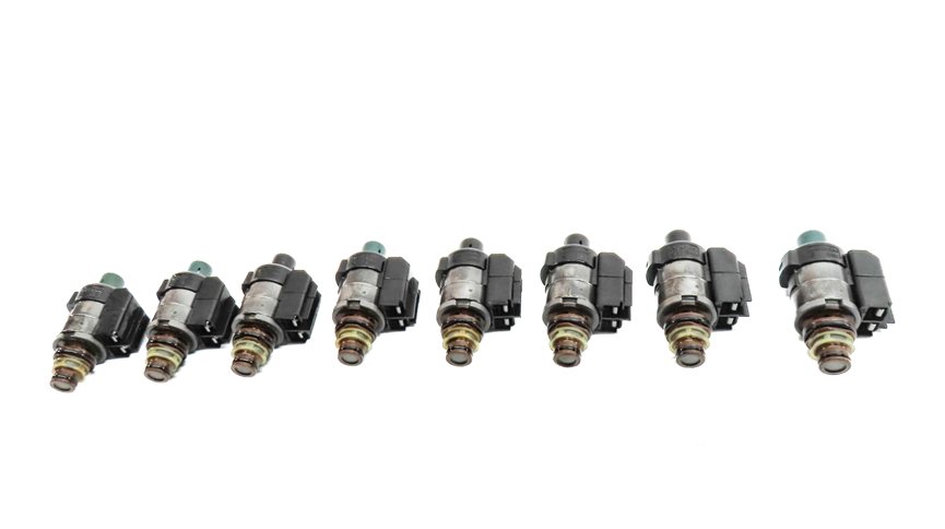Thumbnail 2: 04-18 MERCEDES C CL E GL G ML S SLK 722.9 TRANSMISSION VALVE BODY SOLENOID SET-8