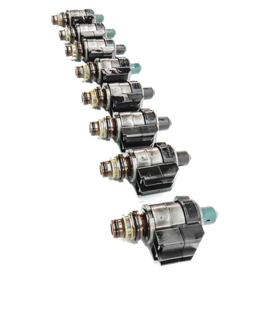 Thumbnail 3: 04-18 MERCEDES C CL E GL G ML S SLK 722.9 TRANSMISSION VALVE BODY SOLENOID SET-8