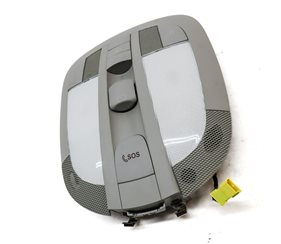 Thumbnail 3: 2011 MERCEDES GL450 (X164) FRONT OVERHEAD DOME LIGHT LAMP w/SWITCHES (GRAY)