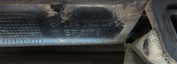 Thumbnail 6: 2011 MERCEDES GL450 (X164) REAR TRUNK HATCH LID HANDLE w/LIGHTS TRIM (CHROME