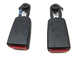 Thumbnail 4: 11MERCEDES GL450 (X164) REAR 3RD ROW LEFT/RIGHT SEAT BELT BUCKLE RECEIVER SET/2