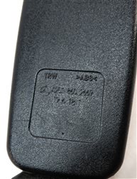 Thumbnail 6: 2008-2012 MERCEDES GL ML R (W164 W251 X164) RIGHT FRONT SEATBELT BUCKLE RECEIVER