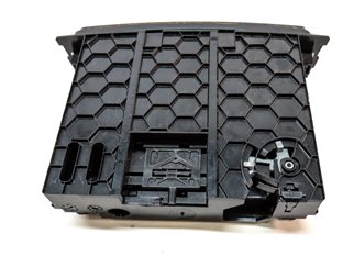 Thumbnail 4: 11 MERCEDES GL450 X164 FRONT CENTER CONSOLE COIN TRAY SLIDE COMPARTMENT (WALNUT)