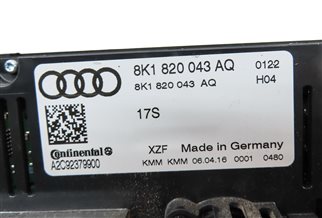 Thumbnail 7: 13-17 AUDI A4 S4 A5 S5 RS5 Q5 SQ5 (B8 8K 8T 8R) HEATER A/C TEMPERATURE CONTROL