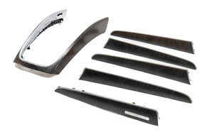2016 AUDI Q5 (B8 8R) INTERIOR DASH CONSOLE FRONT/REAR DOOR TRIM SET/6 (ASH WOOD)