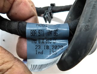 Thumbnail 4: 2018 AUDI Q5 (FY 80A) REAR PARK ASSIST PDC SENSOR w/HARNESS SET/3 (BLACK)