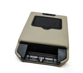 18 Q5 SQ5 FY 80A REAR 2ND ROW CENTER SEAT BACK CONSOLE ARMREST CUPHOLDER (BEIGE)