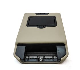 Thumbnail 2: 18 Q5 SQ5 FY 80A REAR 2ND ROW CENTER SEAT BACK CONSOLE ARMREST CUPHOLDER (BEIGE)