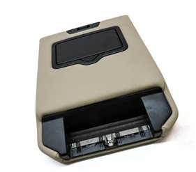 Thumbnail 3: 18 Q5 SQ5 FY 80A REAR 2ND ROW CENTER SEAT BACK CONSOLE ARMREST CUPHOLDER (BEIGE)