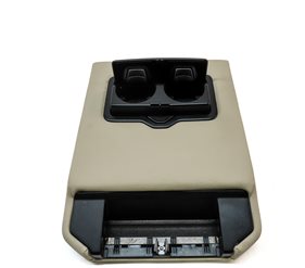 Thumbnail 6: 18 Q5 SQ5 FY 80A REAR 2ND ROW CENTER SEAT BACK CONSOLE ARMREST CUPHOLDER (BEIGE)