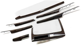 Thumbnail 3: 18 AUDI Q5 FY 80A INTERIOR DASH CENTER CONSOLE DOOR TRIM SET/7 (WALNUT)