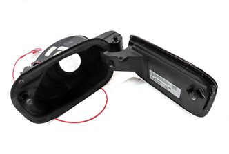 Thumbnail 7: 18-23 AUDI Q5 SQ5 (FY 80A) FUEL TANK DOOR LID COVER TRIM w/HOUSING (BLACK)