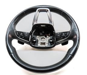 Thumbnail 4: 18-20 AUDI Q5 SQ5 FY 80A DRIVER 3-SPOKE HEATED STEERING WHEEL w/PADDLES(BLACK)