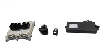 Thumbnail 2: 13-16 BMW X1 Z4 E84 E89 2.0L N20 TURBO ECM DME CAS 3 IMMOBILIZER MODULE KEY SET