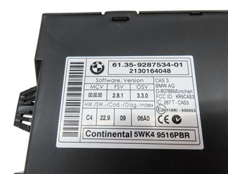 Thumbnail 7: 13-16 BMW X1 Z4 E84 E89 2.0L N20 TURBO ECM DME CAS 3 IMMOBILIZER MODULE KEY SET