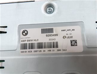 Thumbnail 5: 2012-2015 BMW X1 (E84) RADIO STEREO AUDIO AMP AMPLIFIER (LEAR)