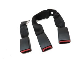 Thumbnail 3: 13 BMW X1 E84 REAR LEFT/CENTER/RIGHT SEAT SEATBELT BUCKLE RECEIVER SET/3 (BLACK)