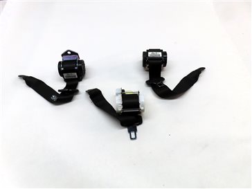 2013 BMW X1 (E84) REAR LEFT/CENTER/RIGHT SEAT SEATBELT RETRACTOR SET/3 (BLACK)