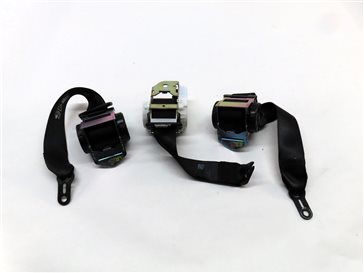 Thumbnail 4: 2013 BMW X1 (E84) REAR LEFT/CENTER/RIGHT SEAT SEATBELT RETRACTOR SET/3 (BLACK)