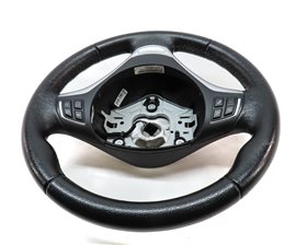 Thumbnail 4: 06-15 1 3 X1 SERIES E84 E87 E90 3 SPOKE SPORT STEERING WHEEL w/SWITCHES(BLACK)