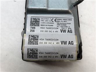 Thumbnail 6: 16-18 AUDI A3 E-TRON (8V) FRONT RIGHT PASSENGER KNEE SRS AIRBAG AIR BAG (BLACK)