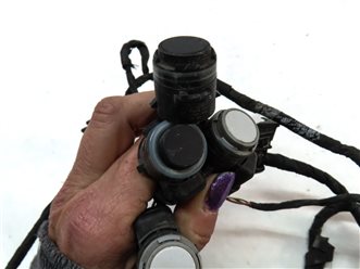 Thumbnail 5: 2016 AUDI A3 E-TRON (8V) FRONT PARK ASSIST PDC SENSOR SET/4 w/HARNESS(WHITE)