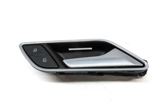 Thumbnail 2: 15-20 AUDI A3 S3 (8V) REAR RIGHT INTERIOR DOOR HANDLE w/ LOCK SWITCH BUTTON
