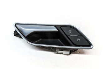 Thumbnail 4: 15-20 AUDI A3 S3 (8V) REAR RIGHT INTERIOR DOOR HANDLE w/ LOCK SWITCH BUTTON