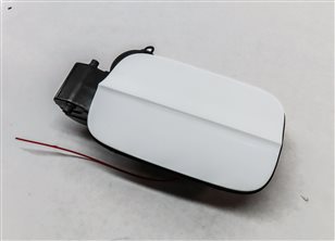 Thumbnail 1: 2016-2018 AUDI A3 (8V) FUEL TANK FILL DOOR LID COVER w/ HOUSING (WHITE)