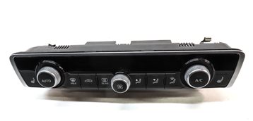 16-18 AUDI A3 E-TRON (8VF) FRONT HEATER A/C TEMPERATURE CLIMATE CONTROL PANEL