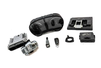 Thumbnail 4: 16-18 AUDI A3 E-TRON HYBRID (8V) SPEEDOMETER ECM BCM BODY ENGINE MODULE KEY SET