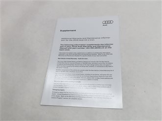 Thumbnail 4: 2016 AUDI A3 E-TRON (8V) OWNERS MANUAL BOOKLET SET/11 w/CASE