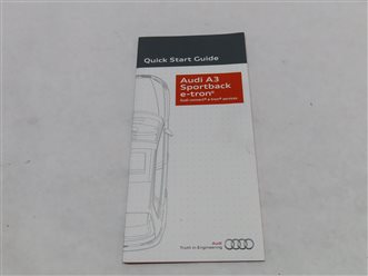 Thumbnail 9: 2016 AUDI A3 E-TRON (8V) OWNERS MANUAL BOOKLET SET/11 w/CASE