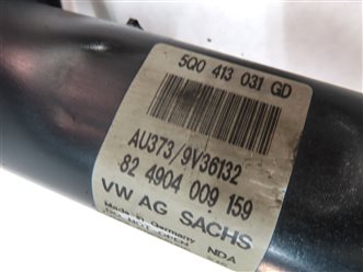 Thumbnail 8: 2015-2017 AUDI A3 (8V) FWD FRONT LEFT & RIGHT SUSPENSION SHOCK STRUT SET