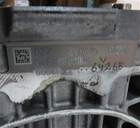 Thumbnail 15: 16-18 AUDI A3 E-TRON (8VF) HYBRID 1.4L CXUA ENGINE CYLINDER BLOCK