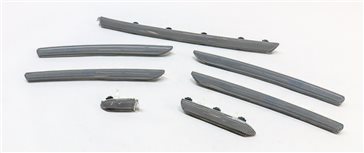 Thumbnail 1: 2016 AUDI A3 E-TRON (8V) INTERIOR DASH FRONT/REAR DOOR TRIM SET/7 (SILVER)