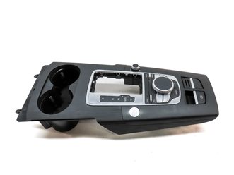 Thumbnail 4: 2015 AUDI A3 S3 8V MK3 NAVIGATION STEREO SCREEN MMI CONTROL KNOB IGNITION BUTTON
