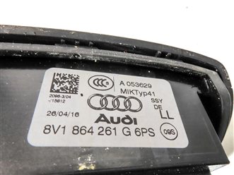 Thumbnail 8: 2015 AUDI A3 S3 8V MK3 NAVIGATION STEREO SCREEN MMI CONTROL KNOB IGNITION BUTTON