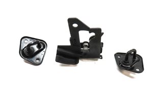 2014 MERCEDES E350 SEDAN (W212) FRONT HOOD BONNET SAFETY CATCH LATCH HOOK SET/3