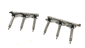 Thumbnail 1: 2014 MERCEDES E350 SEDAN (W212) 3.5L FUEL INJECTOR SET/6 w/FUEL RAILS