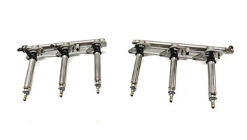 Thumbnail 2: 2014 MERCEDES E350 SEDAN (W212) 3.5L FUEL INJECTOR SET/6 w/FUEL RAILS