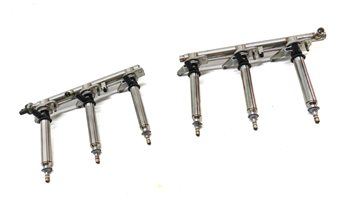 Thumbnail 3: 2014 MERCEDES E350 SEDAN (W212) 3.5L FUEL INJECTOR SET/6 w/FUEL RAILS