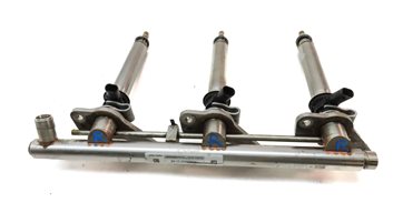 Thumbnail 6: 2014 MERCEDES E350 SEDAN (W212) 3.5L FUEL INJECTOR SET/6 w/FUEL RAILS