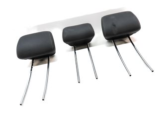 Thumbnail 3: 14-16 MERCEDES E-CLASS W212 REAR RIGHT/CENTER/LEFT SEAT HEADREST SET/3 (BLACK)