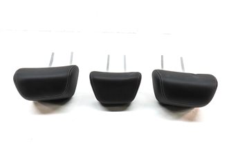 Thumbnail 4: 14-16 MERCEDES E-CLASS W212 REAR RIGHT/CENTER/LEFT SEAT HEADREST SET/3 (BLACK)