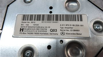 Thumbnail 5: 2014 MERCEDES E350 SEDAN (W212) RADIO STEREO SOUND SYSTEM SUB SUBWOOFER SPEAKER